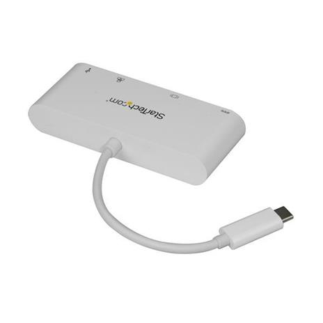 StarTech.com Adattatore Multiporta per Portatili USB-C - Power Delivery - DVI - GbE - USB 3.0 - 2
