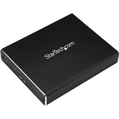 StarTech.com Box Esterno USB 3.1 (10Gbit/s) a 2 Slot - Enclosure M.2 NGFF SSD SATA - RAID - 2