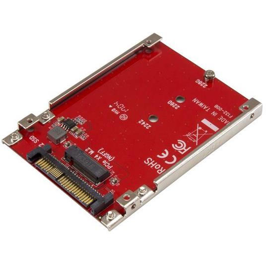 StarTech.com Adattatore Host per Drive M.2 a U.2( SFF-8639) PCIe NVMe SSD