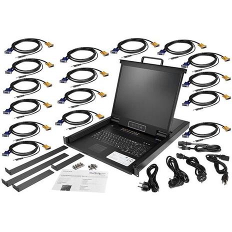 StarTech.com Console KVM per Rack Server a 16 porte VGA 19" - 1U - 2