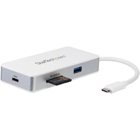 StarTech.com Adattatore Multiporta USB-C - Lettore SD ( UHS-II) - Power Delivery 100W - HDMI 4K - Gbe - 1x USB 3.0 - 2