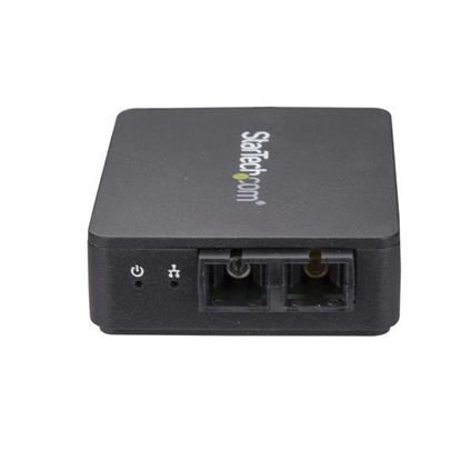 StarTech.com Convertitore da USB a fibra ottica - 100 Mbps - Adattatore di rete compatto da USB 2.0 a fibra - Compatibile con fibra multimodale duplex femmina 100Base-FX SC / MMF - 2Km - Da USB a fibra LAN