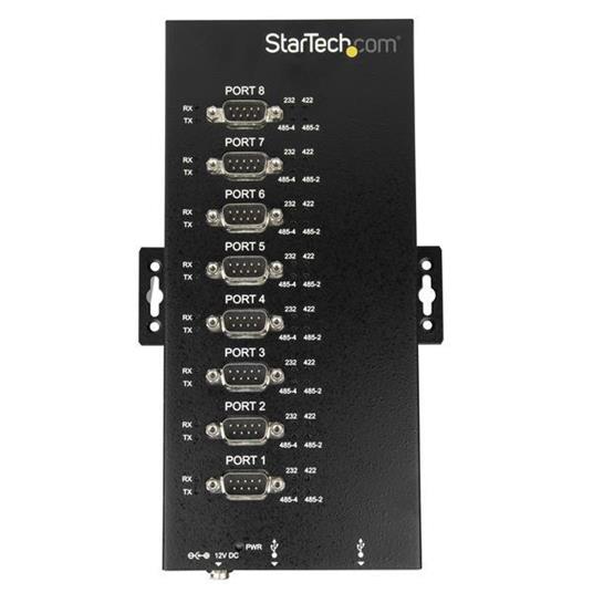 StarTech.com Adattatore Seriale Industriale RS-232/422/485 a 8 Porte USB - Protezione ESD 15kV - 2