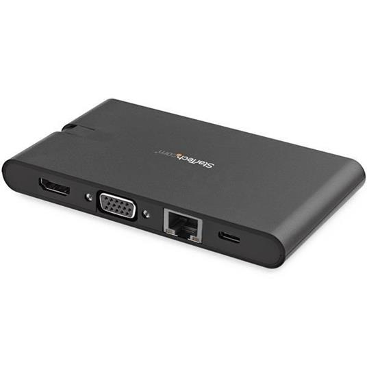 StarTech.com Adattatore Multi-porta USB-C con HDMI e VGA per portatili - 3x USB 3.0 - Lettore Schede SD - PD 3.0 - Cavo integrato - 2