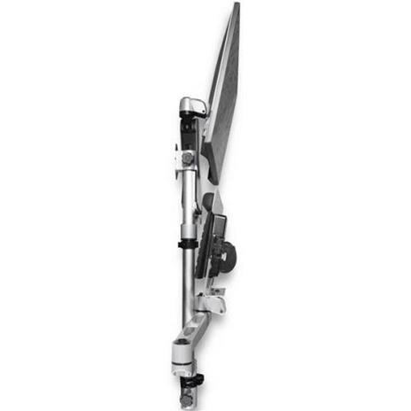 StarTech.com Postazione di lavoro con montaggio a parete - Scrivania articolata con braccio ergonomico per monitor regolabile in altezza e vassoio imbottito per tastiera - Display VESA da 34" - Supporto a muro pieghevole - 5