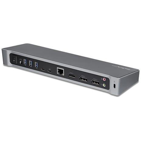 StarTech.com Dock per triplo Monitor 4K USB-C con 5x porte USB 3.0 - PD 100W - 2