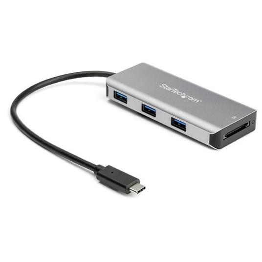 StarTech.com Hub USB-C a 3 porte con lettore per schede SD - 10 Gbps - 3 USB-A