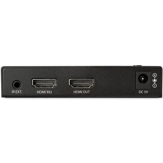 StarTech.com Switch Commutatore a 4 porte HDMI - 3x HDMI e 1x DisplayPort - 4K 60Hz - 3