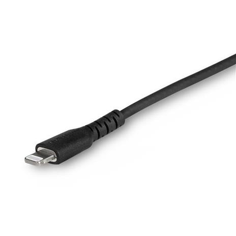 StarTech.com Cavo da USB C a Lightning da 2 m (6 piedi) per iPhone / iPad / iPod - Certificato Apple MFi - Nero - 3