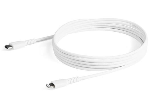 StarTech.com Cavo da USB C a Lightning da 2 m per iPhone / iPad / iPod - Certificato Apple MFi - Bianco - 4