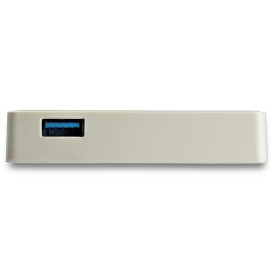StarTech.com Adattatore USB-C Ethernet con porta USB 3.0 aggiuntiva - Colore bianco - 4