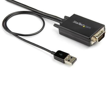 StarTech.com Cavo adattatore convertitore da VGA a HDMI da 3 m - Alimentazione USB - 1080p - 2