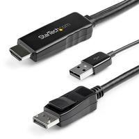 StarTech.com Cavo adattatore HDMI a DisplayPort da 2m - 4K 30Hz