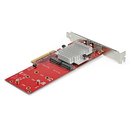 StarTech.com Adattatore X8 per due unit&agrave; SSD PCIe M.2 - PCIe 3.0 - 2