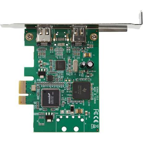 StarTech.com Scheda PCI Express FireWire a 2 porte - Adattatore PCIe FireWire 1394a - 5