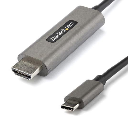 StarTech.com Cavo adattatore USB C HDMI da 1m 4K 60Hz con HDR10 - Adattatore type C HDMI 4K Ultra HD - HDMI 2.0b - Video convertitore da USB-C a HDMI HDR per monitor/display - Modalità DP 1.4 Alt HBR3