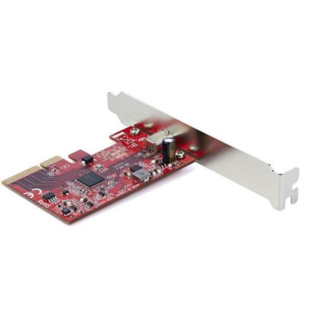 StarTech.com Scheda PCIe USB 3.2 Gen 2x2 a 1 porta - USB-C SuperSpeed 20Gbps PCI Express 3.0 x4- Host Controller Card - USB Type-C PCIe Add-On Adapter Card - Scheda di espansione - Windows & Linux - 2