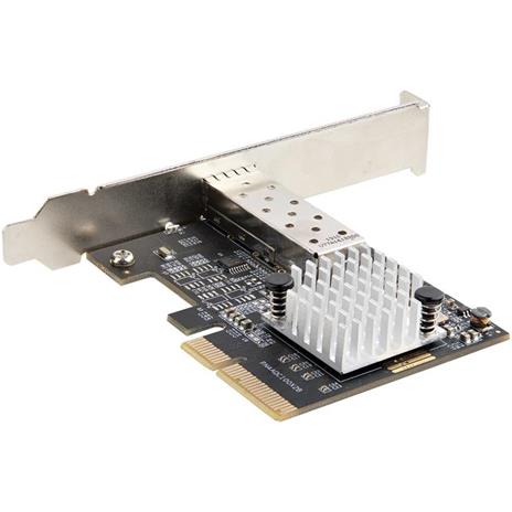 StarTech.com Scheda di Rete PCIe SFP+ 10G - Adattatore Ethernet con Porta SFP+, NIC PCIe Fibra Ottica 10Gigabit - SFP+ Aperto per Modulo e Cavi Conformi MSA, Scheda di Rete Gigabit PCI Express SFP+