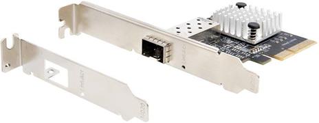 StarTech.com Scheda di Rete PCIe SFP+ 10G - Adattatore Ethernet con Porta SFP+, NIC PCIe Fibra Ottica 10Gigabit - SFP+ Aperto per Modulo e Cavi Conformi MSA, Scheda di Rete Gigabit PCI Express SFP+ - 3