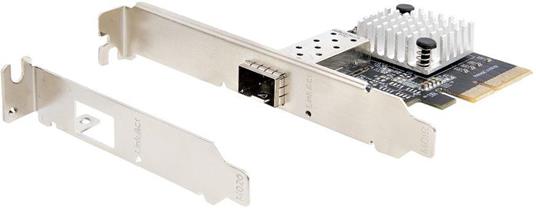 StarTech.com Scheda di Rete PCIe SFP+ 10G - Adattatore Ethernet con Porta SFP+, NIC PCIe Fibra Ottica 10Gigabit - SFP+ Aperto per Modulo e Cavi Conformi MSA, Scheda di Rete Gigabit PCI Express SFP+ - 3