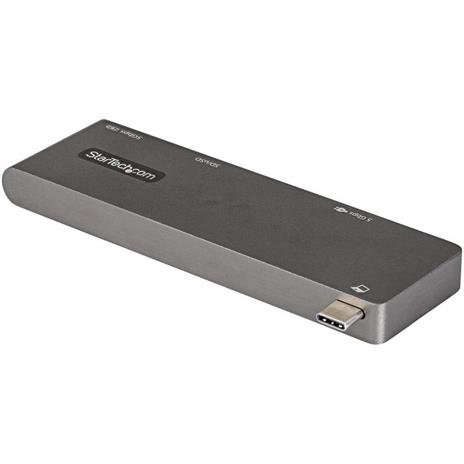 StarTech.com Adattatore Multiporta USB C a HDMI 4K per MacBook Pro/Air - USB Type-C, 100W Power Delivery Pass-through, slot SD/MicroSD, hub USB 3.0 a 2 porte - Mini Dock USB-C portatile - 12