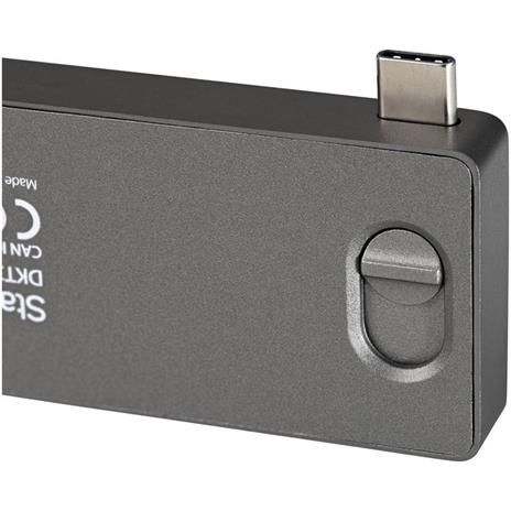 StarTech.com Adattatore Multiporta USB C a HDMI 4K per MacBook Pro/Air - USB Type-C, 100W Power Delivery Pass-through, slot SD/MicroSD, hub USB 3.0 a 2 porte - Mini Dock USB-C portatile - 5
