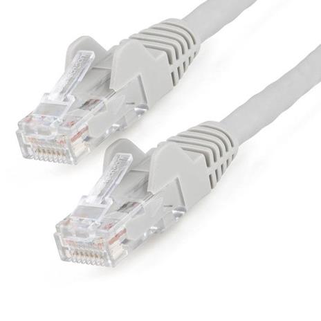 StarTech.com N6LPATCH3MGR cavo di rete Grigio 3 m Cat6 U/UTP (UTP)
