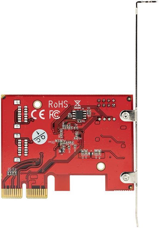 StarTech.com Scheda PCIe SATA - Scheda di Espansione PCIe SATA a 4 porte 6 Gbps - Staffa a Profilo Basso/Alto - ASM1062 senza RAID - Convertitore PCI Express SATA per SSD/HDD - 2