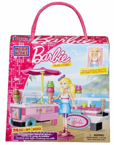 Mega Bloks 80212U. Barbie Carrello Dei Gelati