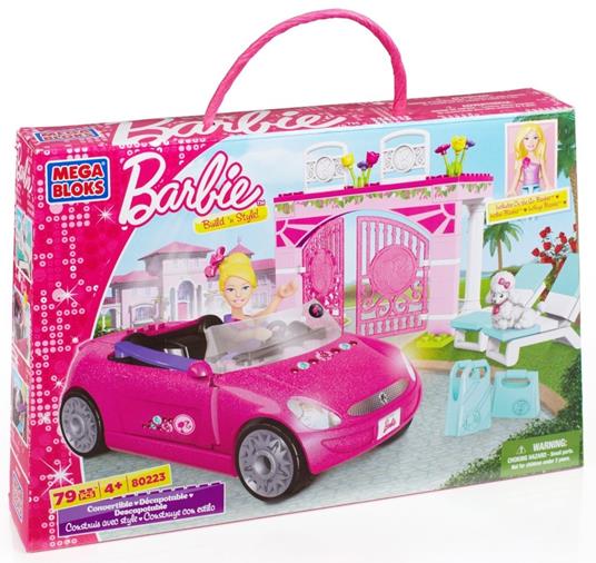 Barbie garage solarium con cabriolet