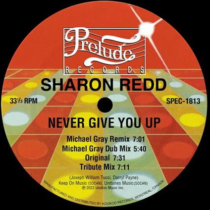 Never Give You Up (Michael Grey Remix) - Vinile LP di Sharon Redd