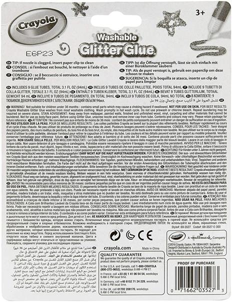 Colla Glitter Glue 9 tubetti 