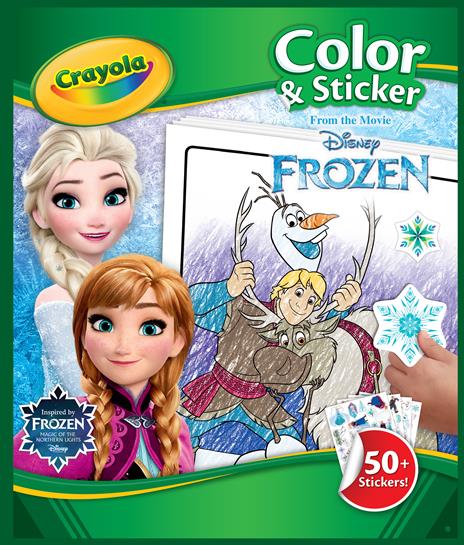 Color&Sticker Book Libro/album da colorare. Crayola (Frozen) - 2