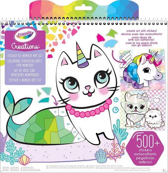 Stickers & Numeri Art Set Creat. Crayola 04-6229