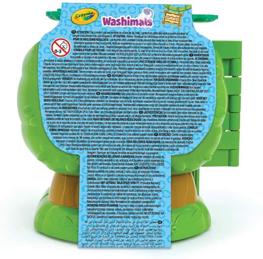 CRAYOLA- Washimals Safari, Set Casetta sull'Albero, per Colorare e Fare Il Bagnetto ai Cuccioli, attività Creativa e Regalo per Bambini, da 3 Anni, Colori Assortiti, 74-7476 - 3