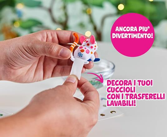 CRAYOLA- Washimals Safari, Set Casetta sull'Albero, per Colorare e Fare Il Bagnetto ai Cuccioli, attività Creativa e Regalo per Bambini, da 3 Anni, Colori Assortiti, 74-7476 - 5