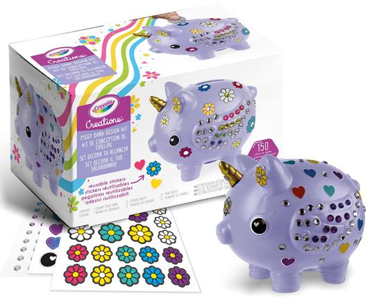 Crayola: Set Decora Il Tuo Salvadanaio Creations