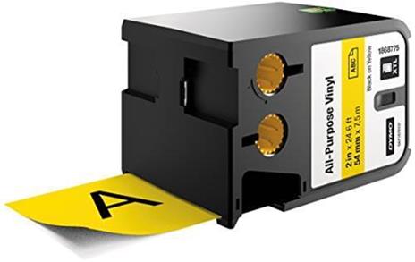 DYMO 1868775 Nero su giallo nastro per etichettatrice