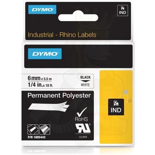 DYMO 6mm RHINO Permanent polyester