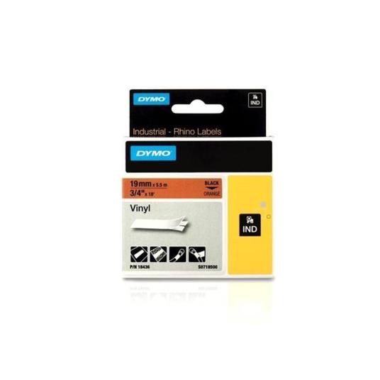 Nastro Da 19Mmx5.5M Vinile Ne/Ara Dymo 18436  - 8