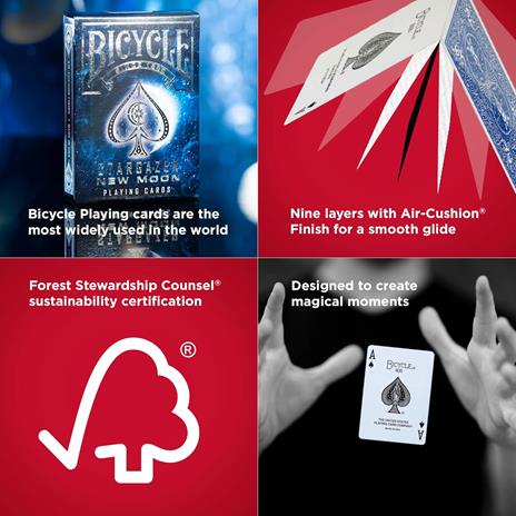 Mazzo carte Bicycle - Stargazer New Moon - 7