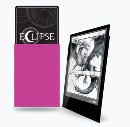 Standard Sleeves. Gloss Eclipse. Hot Pink (100 Sleeves) (E-15609)