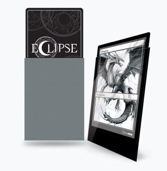 Standard Sleeves. Gloss Eclipse. Smoke Grey (100 Sleeves) (E-15611)