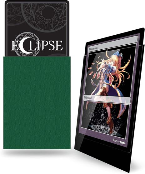 Small Sleeves - PRO-Gloss Eclipse - Forest Green (60 Sleeves) (E-15629) - 2