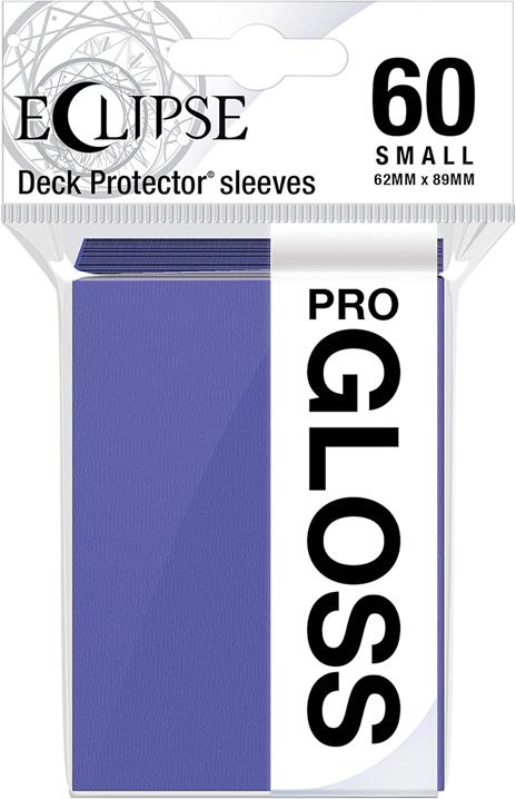 Small Sleeves - PRO-Gloss Eclipse - Royal Purple (60 Sleeves) (E-15634)