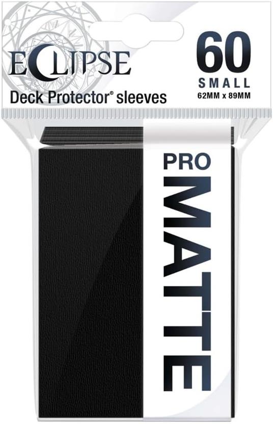 Small Sleeves - PRO-Matte Eclipse - Jet Black (60 Sleeves) (E-15637)