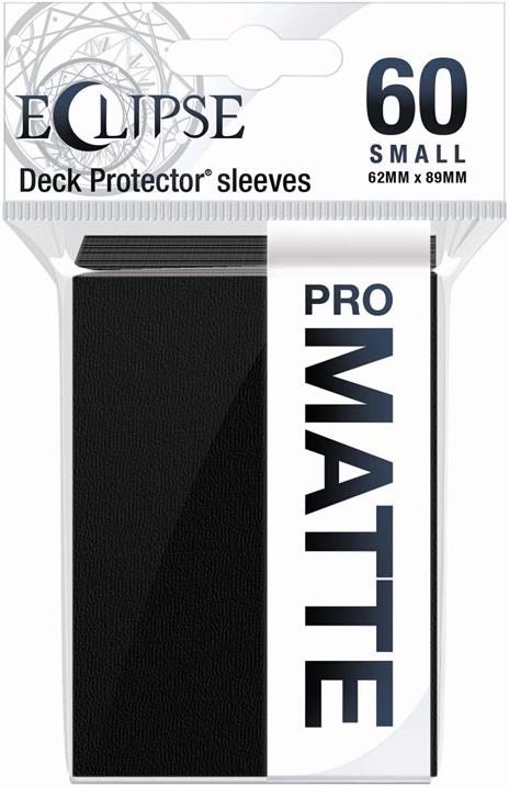 Small Sleeves - PRO-Matte Eclipse - Jet Black (60 Sleeves) (E-15637) - 5