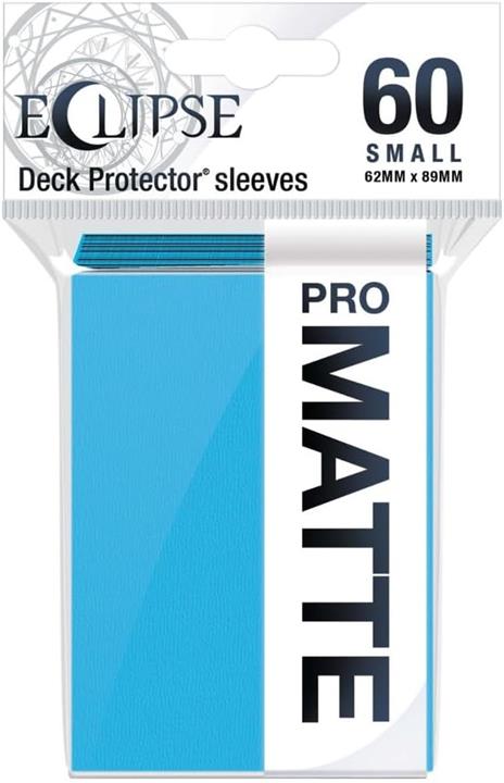 Small Sleeves - PRO-Matte Eclipse - Sky Blue (60 Sleeves) (E-15639)