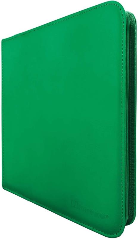 Zippered 12-Pocket PRO-Binder - Green (E-15741) - 2
