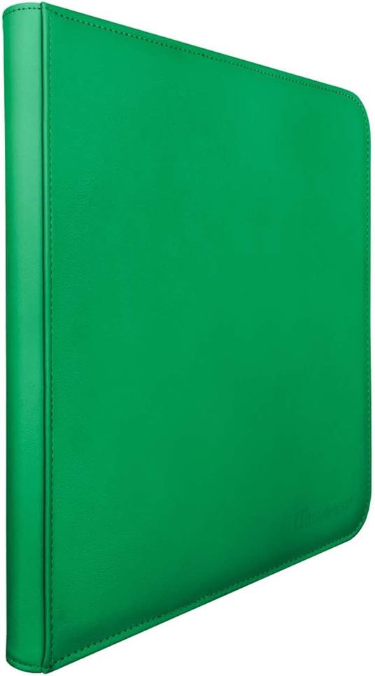 Zippered 12-Pocket PRO-Binder - Green (E-15741) - 3